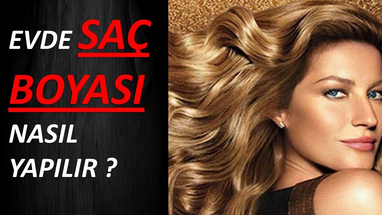 Evde Saç Boyası Yapma SANALAY